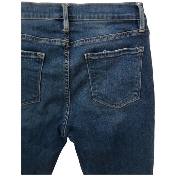 T7 FRAME DENIM JEANS SIZE 28 Le Skinny de Jeanne DISTRESSED SLIM RIPPED US 6 - Picture 12 of 13